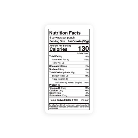 100mg Delta 8 Birthday Cake Cookie - Chill Plus - Thumbnail 9