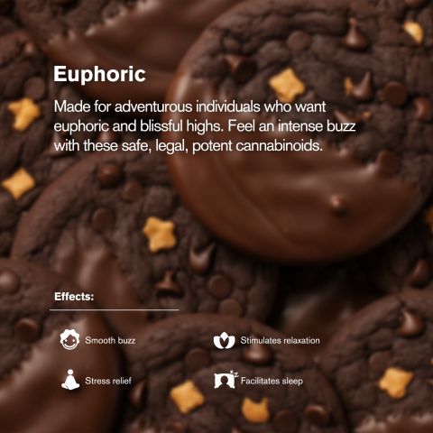 100mg Delta 8 Double Chocolate Caramel Cookie - Chill Plus - Thumbnail 5