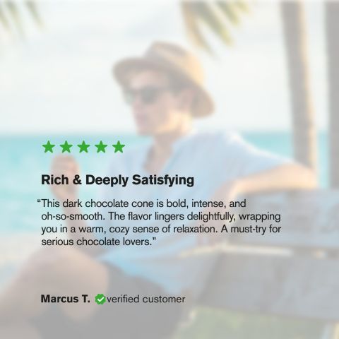 20mg Dark Chocolate Waffle Cones - Delta 9 - Chill Plus - Thumbnail 7