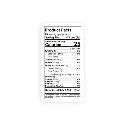 20mg Waffle Cones - Delta 9 - Chill Plus - Thumbnail 9