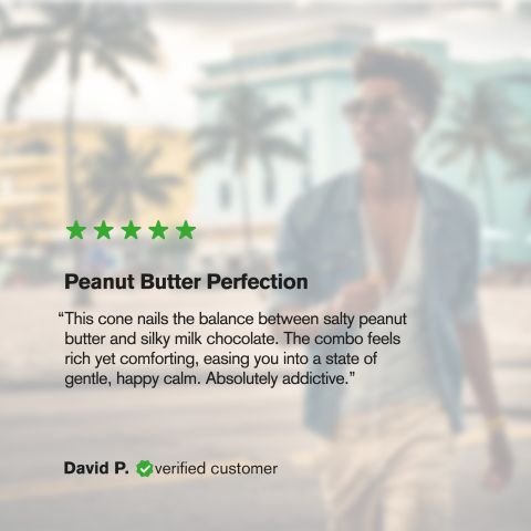 20mg Peanut Butter + Milk Chocolate Waffle Cones - Delta 9 - Chill Plus - Thumbnail 7