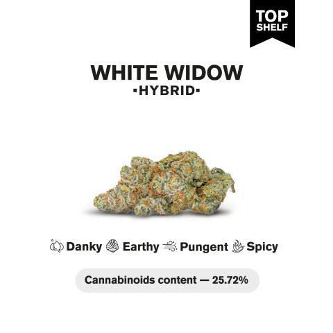 White Widow Flower - Hybrid - THCA - Thumbnail 3