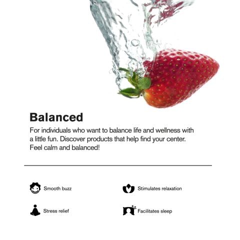 100mg Strawberry THC Seltzer - D9 Nano - Fresh - Thumbnail 4