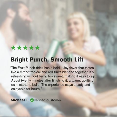 100mg Fruit Punch THC Water - D9 Nano - Fresh - Thumbnail 6