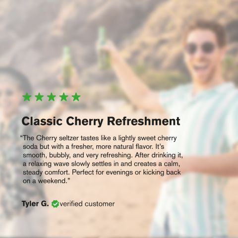 100mg Cherry THC Seltzer - D9 Nano - Fresh - Thumbnail 6