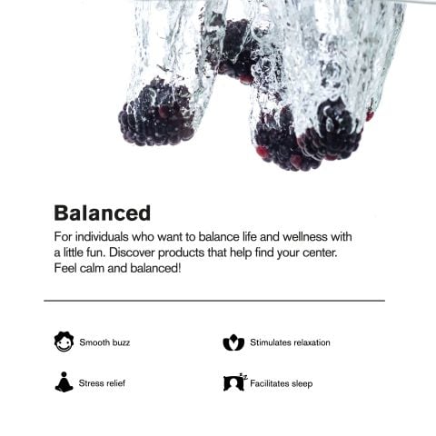 100mg Blackberry THC Seltzer - D9 Nano - Fresh - Thumbnail 4