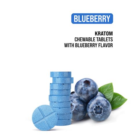 50mg Kratom Tablets - Blueberry - Chill Plus - Thumbnail 4