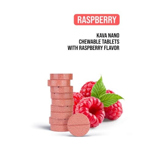 25mg Kava Nano Tablets - Raspberry - Chill Plus - Thumbnail 4