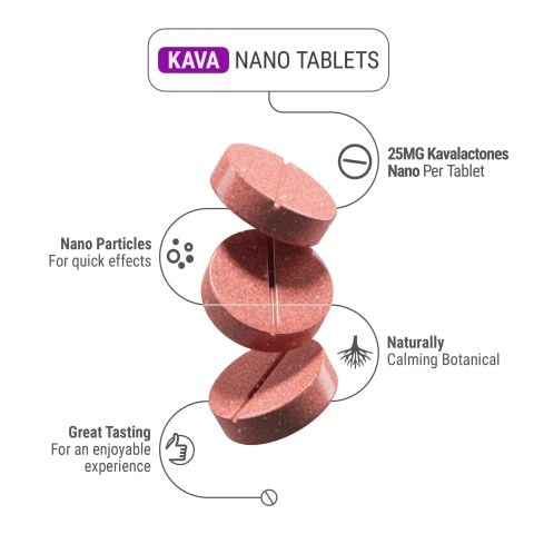 25mg Kava Nano Tablets - Raspberry - Chill Plus - Thumbnail 5