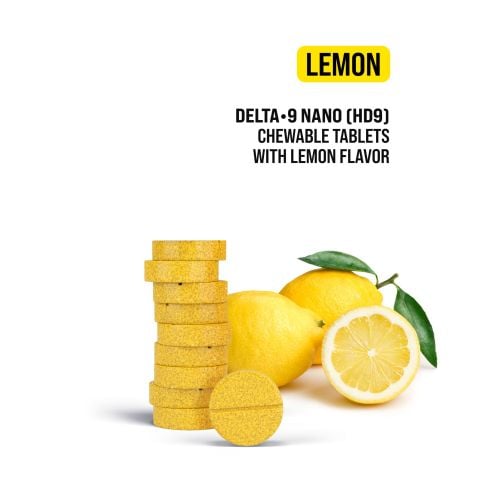 25mg D9 Nano Tablets - Lemon - Chill Plus - Thumbnail 4