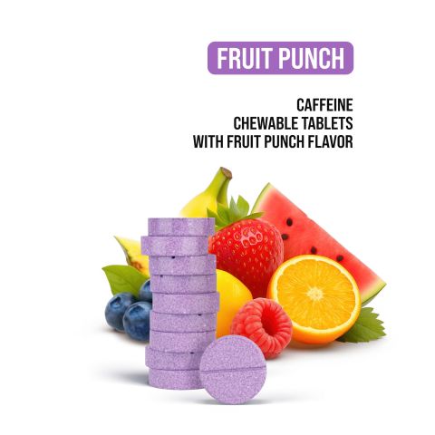 200mg Caffeine Tablets - Fruit Punch - Chill Plus - Thumbnail 4