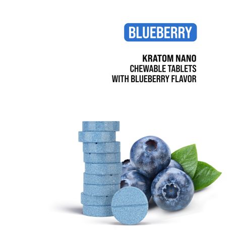25mg Kratom Nano Tablets - Blueberry - Chill Plus - Thumbnail 4