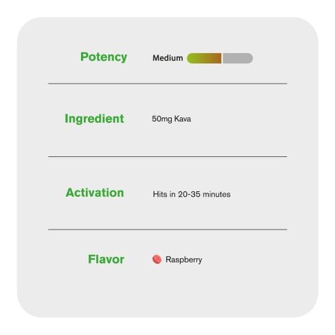 50mg Kava Tablets - Raspberry - Chill Plus - Thumbnail 6