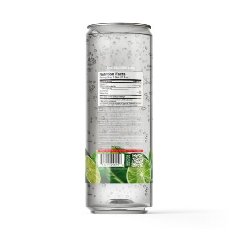 100mg Lime THC Seltzer - D9 Nano - Fresh - Thumbnail 7