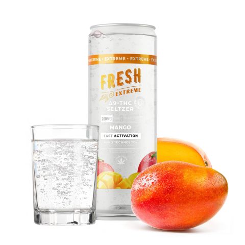 200mg Mango THC Seltzer - D9 Nano - Fresh - Thumbnail 2