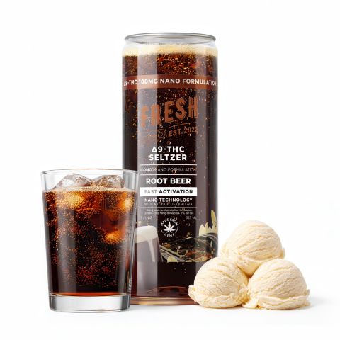 100mg Root Beer THC Seltzer - D9 Nano - Fresh - Thumbnail 2