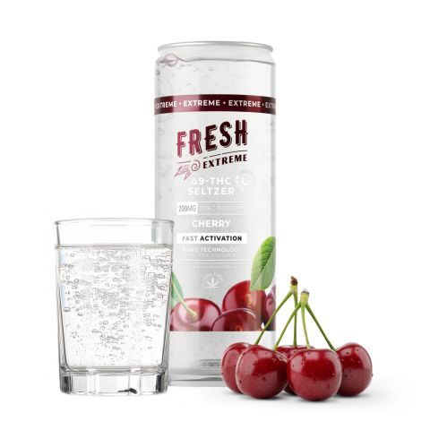 200mg Cherry THC Seltzer - D9 Nano - Fresh - Thumbnail 2