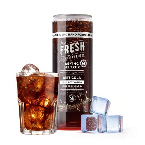 100mg Diet Cola THC Seltzer - D9 Nano - Fresh - Thumbnail 2