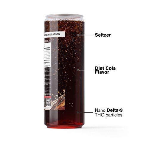 100mg Diet Cola THC Seltzer - D9 Nano - Fresh - Thumbnail 3