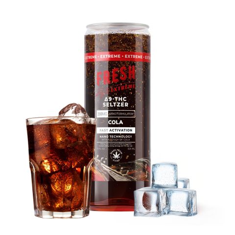 200mg Cola THC Seltzer - D9 Nano - Fresh - Thumbnail 2