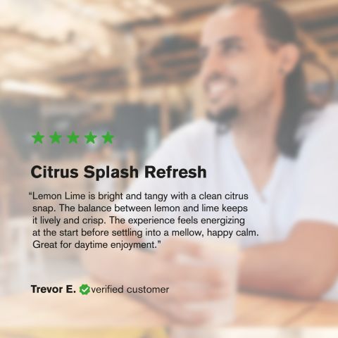 100mg Lemon Lime THC Seltzer - D9 Nano - Fresh - Thumbnail 6