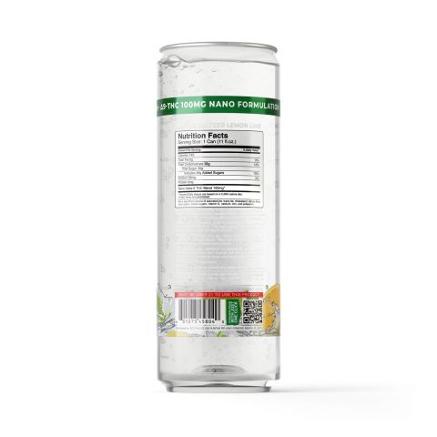 100mg Lemon Lime THC Seltzer - D9 Nano - Fresh - Thumbnail 7