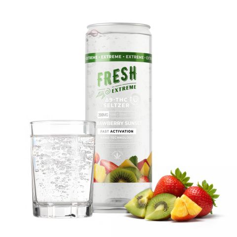 200mg Strawberry Sunset THC Seltzer - D9 Nano - Fresh - Thumbnail 2
