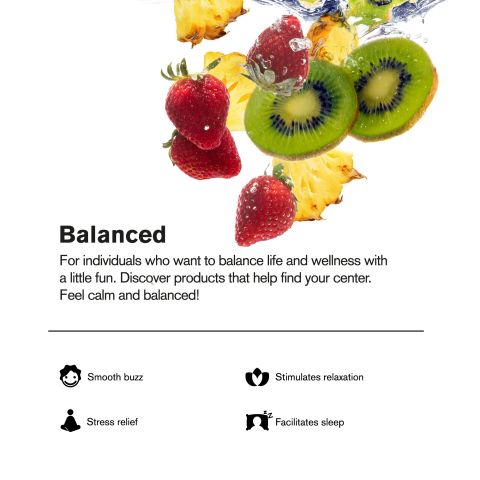 200mg Strawberry Sunset THC Seltzer - D9 Nano - Fresh - Thumbnail 4