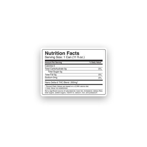 200mg Strawberry Sunset THC Seltzer - D9 Nano - Fresh - Thumbnail 8