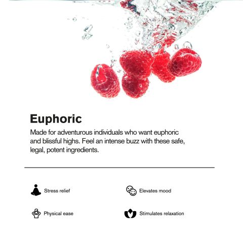 300mg Raspberry THC Seltzer - D8 Nano - Fresh - Thumbnail 4