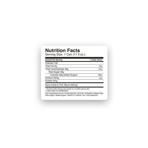 300mg Dr.Red THC Seltzer - D8 Nano - Fresh - Thumbnail 8