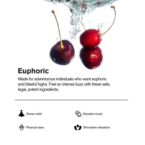 300mg Cherry THC Seltzer - D8 & D9 Nano - Fresh - Thumbnail 4