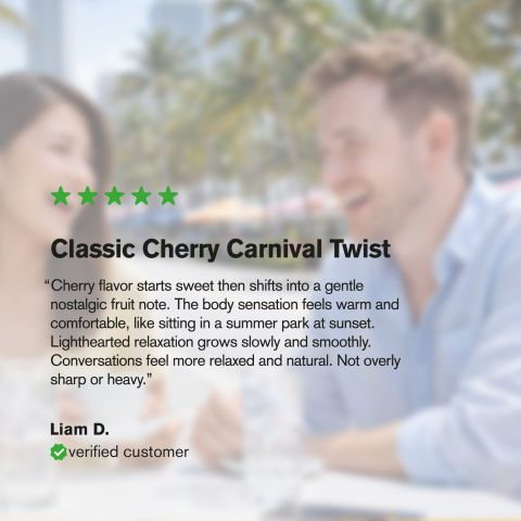 300mg Cherry THC Seltzer - D8 & D9 Nano - Fresh - Thumbnail 6