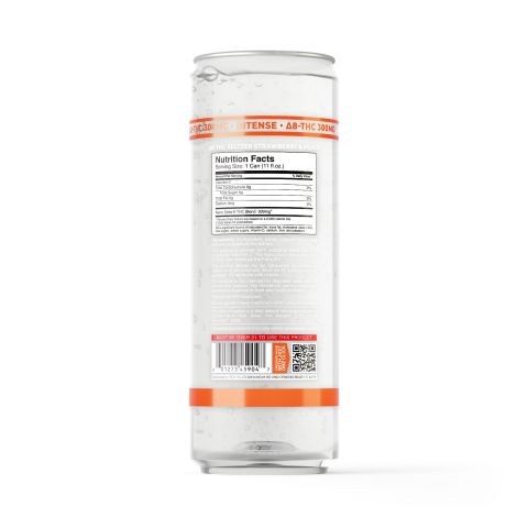 300mg Strawberry & Peach THC Seltzer - D8 Nano - Fresh - Thumbnail 7
