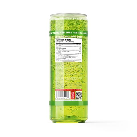 300mg Neon Green THC Seltzer - D8 & D9 Nano - Fresh - Thumbnail 7