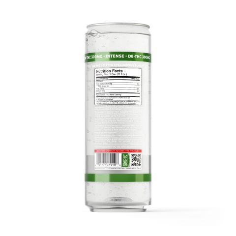 300mg Strawberry Sunset THC Seltzer - D8 & D9 Nano - Fresh - Thumbnail 7