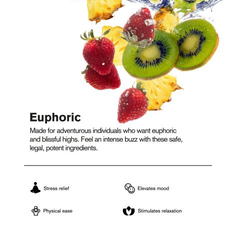 300mg Strawberry Sunset THC Seltzer - D8 Nano - Fresh - Thumbnail 4