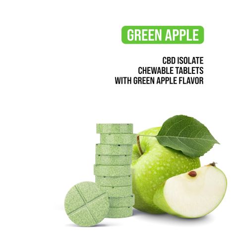 1,500mg CBD Isolate Tablets - Green Apple - Diamond CBD - Thumbnail 4