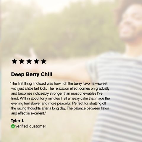 35mg D8 & CBD Isolate Tablets - Mixed Berry - Chill Extreme - 60ct - Thumbnail 8