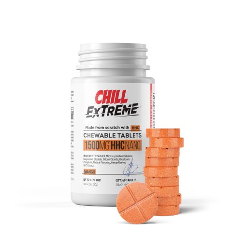 25mg HHC Tablets - Mango - Chill Extreme - 60ct - Thumbnail 2