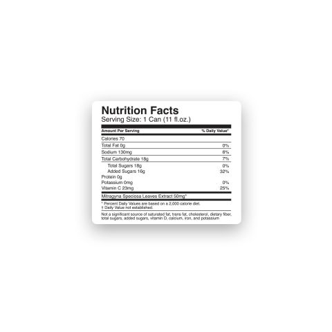 Fresh - Fruit Punch Drink - Mitragynine, Kratom Nano - 50g - 1ct - Thumbnail 8