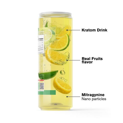 50g Mitragynine & Kratom Nano Electrolyte Drink - Lemon Lime - Fresh - Thumbnail 3