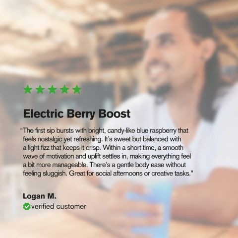 50mg Kratom Nano Electrolyte Drink - Blue Raspberry - Fresh - Thumbnail 6