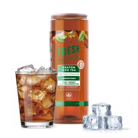 50mg Kratom Nano Iced Tea - Unsweetened - Fresh - Thumbnail 2