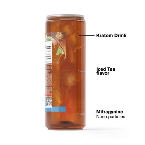 50mg Mitragynine & Kratom Nano Iced Tea - Sweet - Fresh - Thumbnail 3