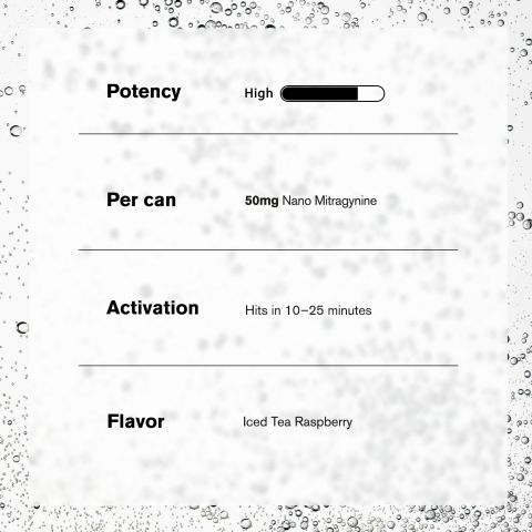 Fresh Raspberry Kratom Drink - Mitragynine & Kratom Nano - 50g - Thumbnail 5
