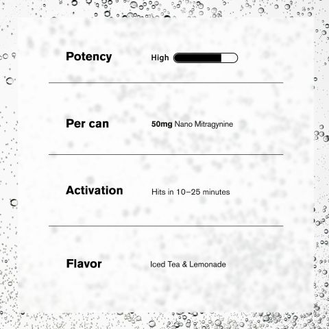 50mg Mitragynine, Kratom Nano Iced Tea - Iced Tea & Lemonade - Thumbnail 5