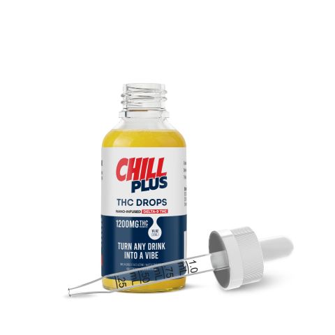D9 Nano Unflavored Oil Drops - 1,200mg - Chill Plus - Thumbnail 2