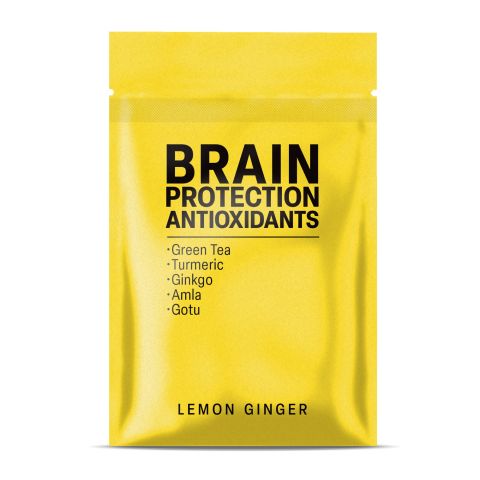 500mg Brain Protection Antioxidants Tablets - Lemon Ginger - Mood Tablets - Thumbnail 3