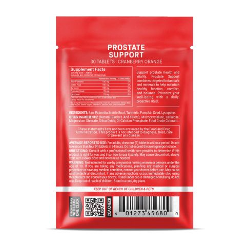 500mg Prostate Support Tablets - Cranberry Orange - Mood Tablets - Thumbnail 8